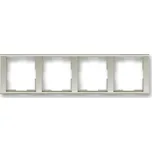Rámeček vodorovný čtyřnásobný ABB Time 3901F-A00140 32 starostříbrná