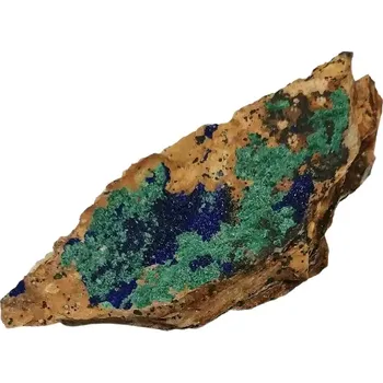 Přírodní kámen Malachit-azurit, přírodní kus v AAA kvalitě, 53 g