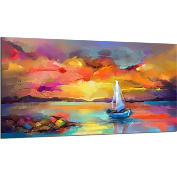 Obraz SKLENĚNÁ OCHRANNÁ DESKA NA SPORÁK 90X52 S MOTIVEM