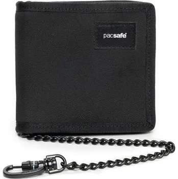 Pacsafe RFIDsafe Z100 Zipper Bifold Wallet black bezpečnostní peněženka