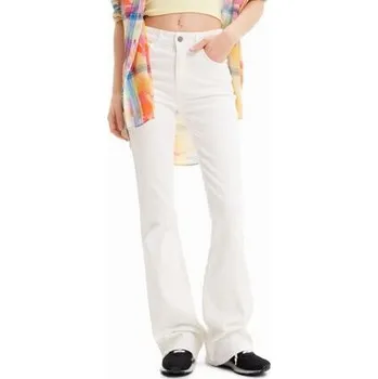 Dámské kalhoty Jeansy Desigual Luna blanco velikost 42