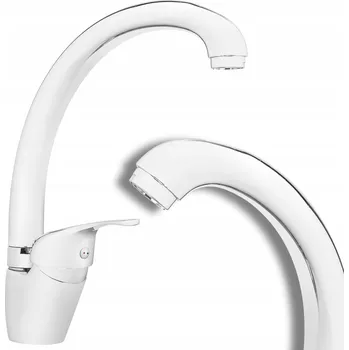 Vodovodní baterie Stojánková kuchyňská baterie Invena Mitris stříbrná