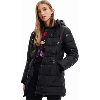 Kabát Desigual Aarhus negro velikost XS