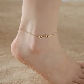 Náramek Kotníkový náramek z oceli | dámský šperk - Paw Gold