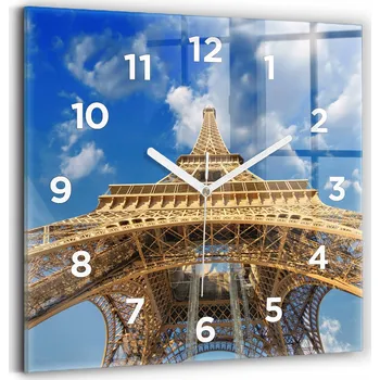 Hodiny Nástěnné hodiny Wallfluent hnědé 30 cm