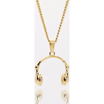 Řetízek Řetízek z chirurgické oceli - ZLATÉ SLUCHÁTKA