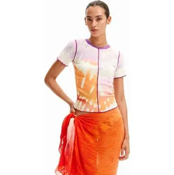 Pánské tričko Tričko Desigual Luca lavender velikost L