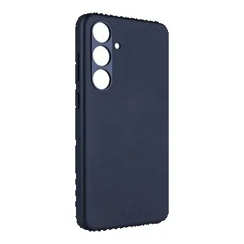 Pouzdro na mobilní telefon FIXED Kožený zadní kryt MagLeather s podporou MagSafe pro Samsung Galaxy S24, modrý
