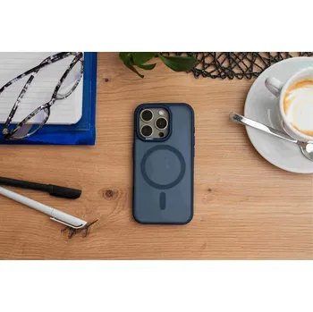 Pouzdro na mobilní telefon Swissten POUZDRO MAGSTICK FLEX PRO APPLE IPHONE 15 PLUS MODRÉ