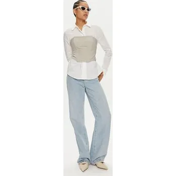 Patrizia Pepe Top 8C0729 A457-FE81 Šedá Slim Fit 46