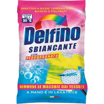 Odstraňovač skvrn Delfino Oxy Action 700g Italský odstraňovač skvrn v prášku