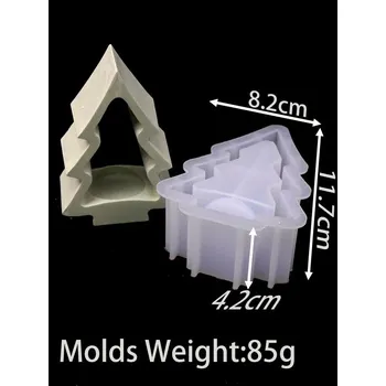 Vánoční dekorace Vánoční silikonová forma na svícen | vánoční ozdoby | silikonové formy - 02