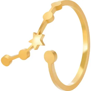 Prsten Dámský otevřený prsten znamení zvěrokruhu | prstýnek, šperk - Beran Zlato