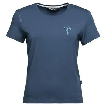 Dámské tričko Chillaz Iseo Mountain Logo KR W dark blue 36 (S)