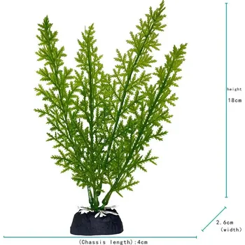 Dekorace do akvária Umělé rostliny do akvária s květy | akvarijní dekorace | vodní tráva - 7IK6I76I