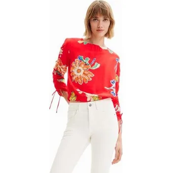 Dámská halenka Halenka Desigual Landi carmin velikost XL