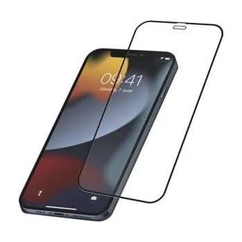 Pouzdro na mobilní telefon Ochranné tvrzené sklo pro celý displej Cellularline CAPSULE pro Apple iPhone 13 Pro Max, černé
