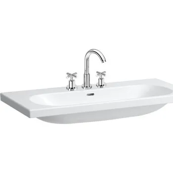 Umyvadlo Laufen Lua umyvadlo 100x46 cm, 3 otvory pro baterii, s přepadem, LCC, bílá