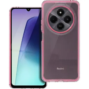 Pouzdro na mobilní telefon Ochranný kryt Matrix Clear – Xiaomi Redmi 14C / Poco C75, růžový (Obal Matrix Clear – čirý zadní kryt s růžovým rámem (powder pink) pro Xiaomi Redmi 14C / Poco C75)