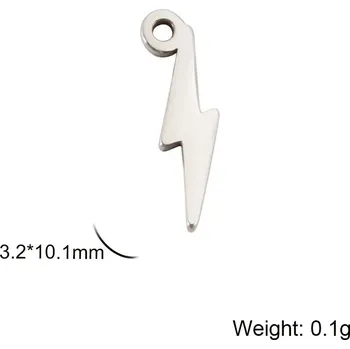 Přívěsek Přívěsek na krk | šperk 5 ks - Lightning Steel