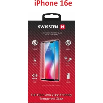 Pouzdro na mobilní telefon Swissten OCHRANNÉ SKLO APPLE IPHONE 16E ČERNÉ