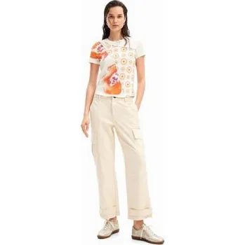 Dámská móda Kalhoty Desigual New Jersey crudo velikost 34