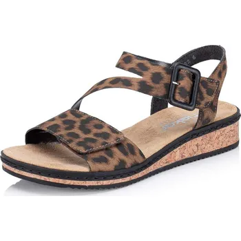 Dámské sandále Dámské sandály RIEKER V3660-90 hnědá S5 41