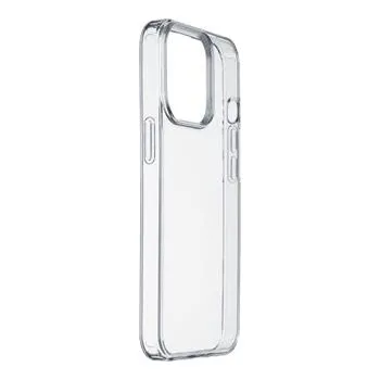 Zadní kryt s ochranným rámečkem Cellularline Clear Duo pro Apple iPhone 14 Pro Max, transparentní