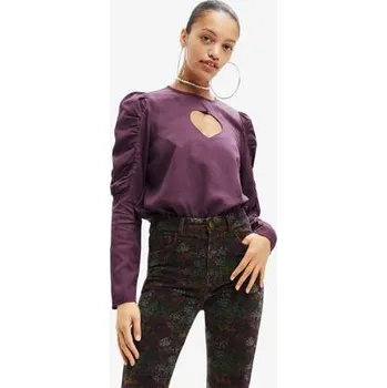 Dámská halenka Halenka Desigual Cor amaranth velikost XL