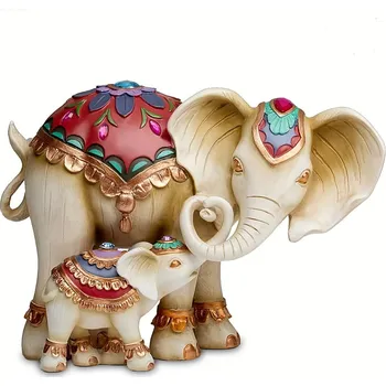 Zahradní dekorace Sloní soška lásky, matky a mláděte | zahradní dekorace, dekorace domov