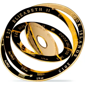 1 oz zlatá investiční mince Armillary 2015 - Valcambi