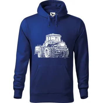 Dámská mikina Mikina - ŠT 180N - kolový traktor Barva: Královská modrá (05), Velikost: XXL, Střih: Pánské