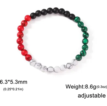 Náramek Barevný korálkový náramek | stylový šperk - Styl A , Nastavitelný