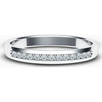 Prsten Korbička Šperky DÁMSKÝ SNUBNÍ PRSTEN BASIC 048 - Diamant SI1/E -bílé zlato/žluté zlato/červené zlato