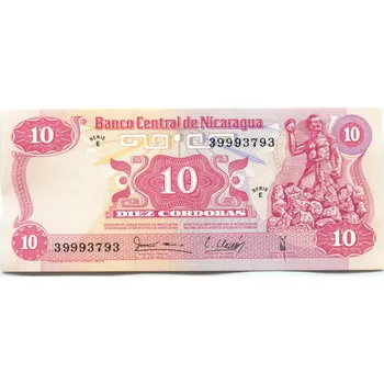 Sběratelství NIKARAGUA. 10 cordobas. (1979). Pi. 134.