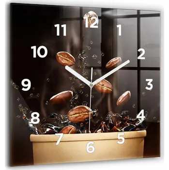 Hodiny Nástěnné hodiny Wallfluent hnědé 60 cm