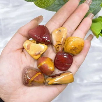 Přírodní kámen Přírodní leštěný kámen pro energii a dekoraci | krystal dekorace | přírodní minerály - Mookaite , 100 gramů