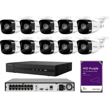 IP kamera MONITOROVACÍ SADA HIKVISION 4 Mpx, 10 kamer, PoE IP