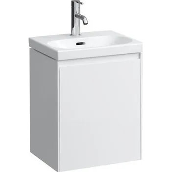 Koupelnový nábytek Laufen Lani skříňka pro umývátko, 43,5x34x51,5 cm, 1 dvířka, závěsy vlevo, bílá mat