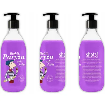 Sprchový gel LaQ Shots! Světle Modrá 500 ml sprchový gel