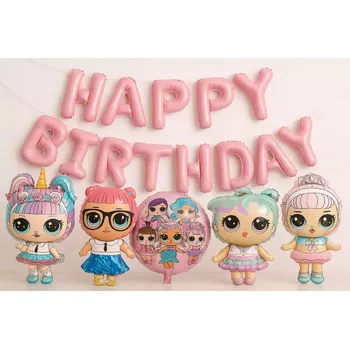 Balónek Balónky L.O.L Happy Birthday
