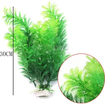 Dekorace do akvária Umělé rostliny do akvária vodní dekorace | akvarijní dekorace | rostliny do akvária - 30 cm velká tráva