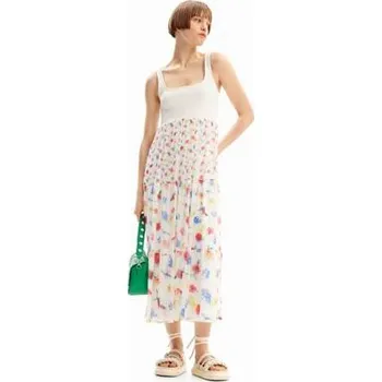 Dámské šaty šaty Desigual Vancouver blanco velikost XS
