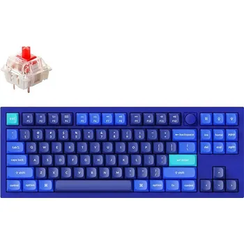 Keychron Q3 Knob Hot-Swappable Red Switch, Navy Blue - US