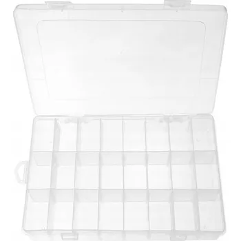 Úložný box Organizér s 24 přihrádkami 195x130x36mm - úložný box na drobnosti