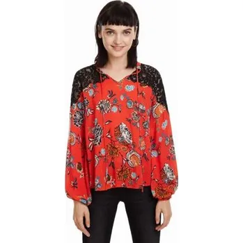 Halenka Desigual Ketty borgona velikost XXL