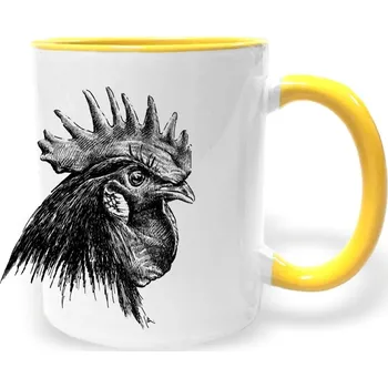 Hrnek - Kohout 2 Barva: Žlutá