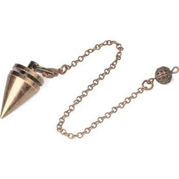 Měděné kyvadlo pro rituály a meditaci | esoterické kyvadlo, spirituální pendulum - 15