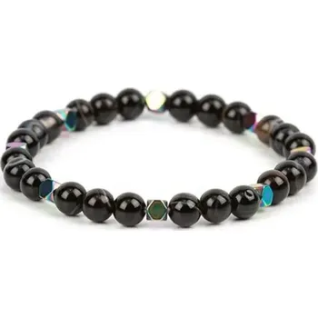 Náramek Pánský letní korálkový náramek z jaspisu | náramek z minerálů, náramek na ruku - A4