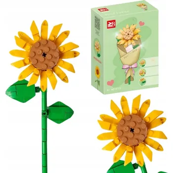 ostatní stavebnice KREATIVNÍ SADA SLUNEČNICE KVĚTINY STAVEBNICE ZAHRADA 89 DÍLKŮ